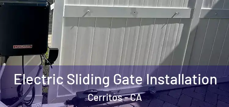  Electric Sliding Gate Installation Cerritos - CA