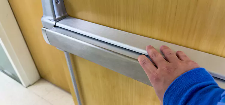 Installing a Push Bar on a Door Cerritos